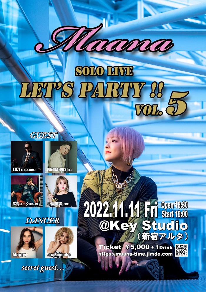 Maana solo Live 2022 【LET’S PARTY!! vol.5】